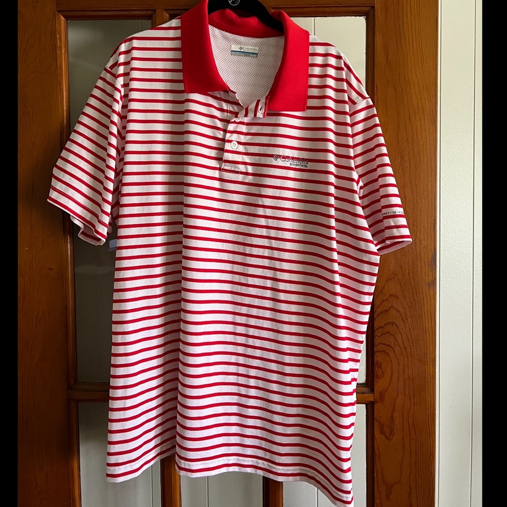 Mens Columbia collard shirt